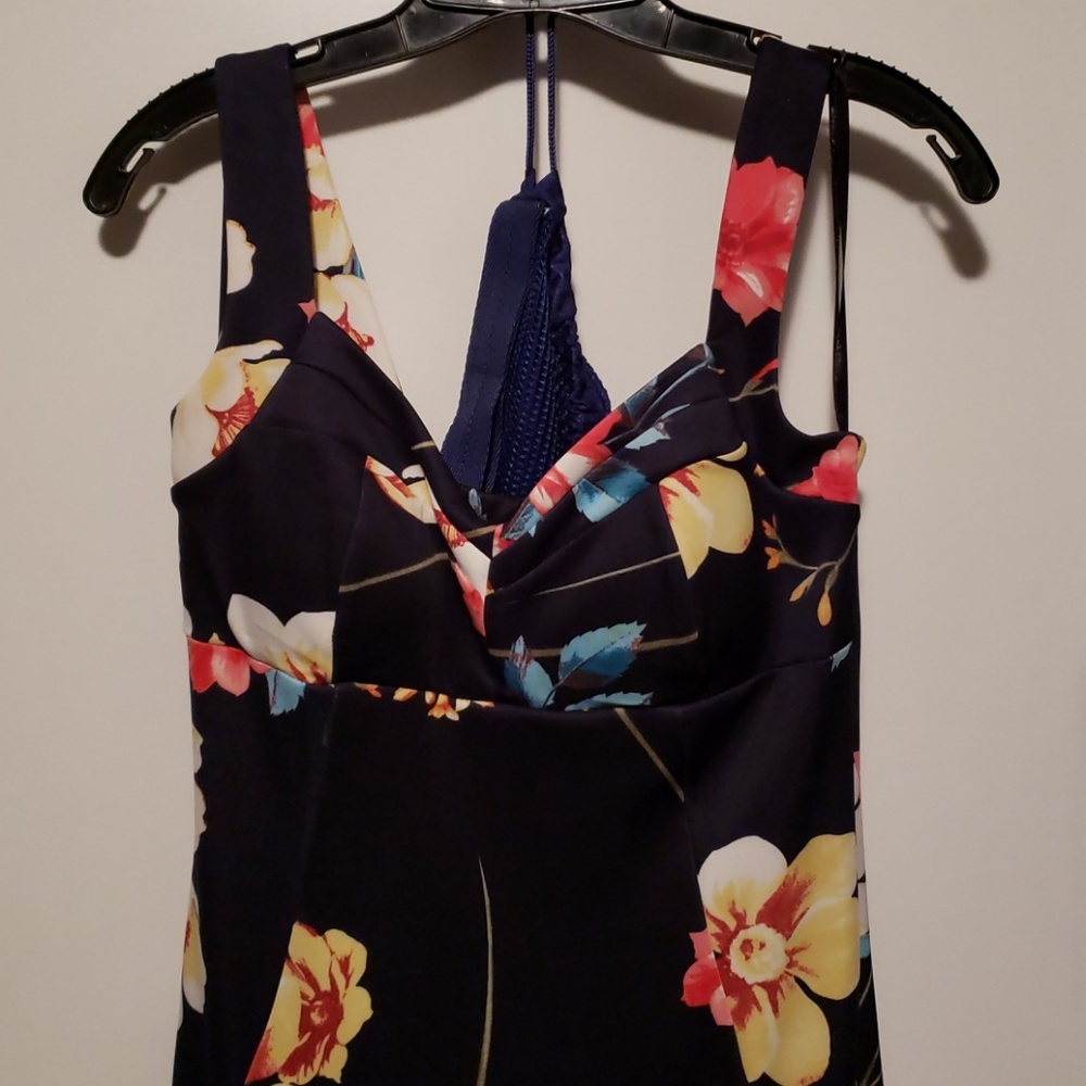 Floral evening gown